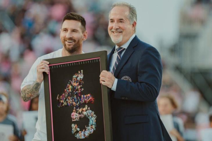 إنتر ميامي يُكرم ميسي بعد التتويج بكوبا أمريكا والوصول للقب الـ45 (صور)